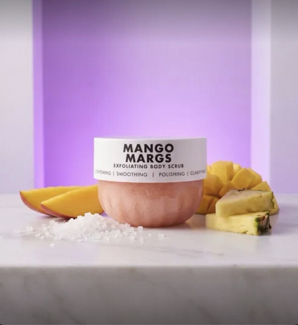 Truly Mango Margs Exfoliating Body Scrub Mango Pineapple Sea Salt 8.79 OZ